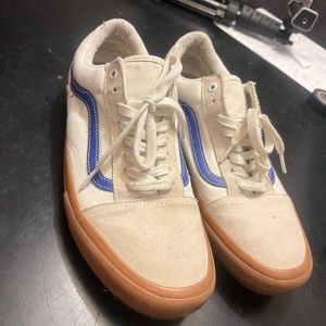 Unique Blue Striped Vans